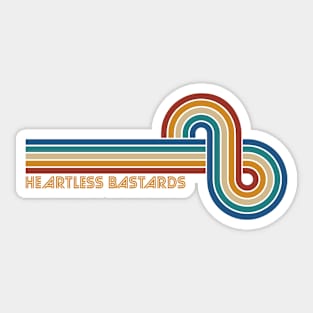 Heartless Bastards Musical Note Sticker